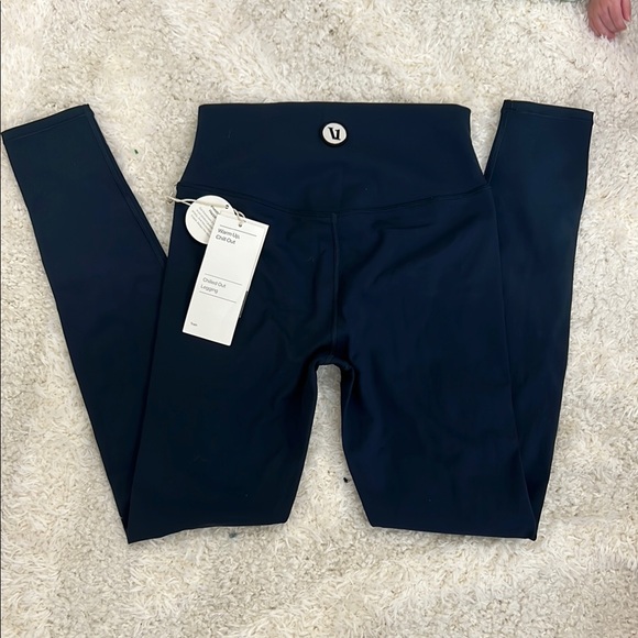 Vuori Navy Blue Leggings - Picture 1 of 3